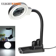 Magnifier lenses 10x with Light and Stand