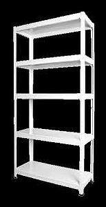 METAL SLOTTED ANGLE RACK - 1800mm H x 900mm W x 450mm Deep WITH 1MM THICK PLATES