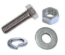 Hexagonal Bolt 5/8 x 2 Inch HT With Spring Washer