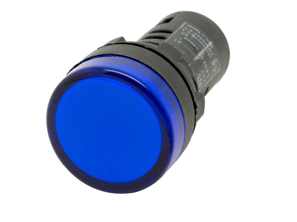 220V AC LED INDICATING LAMP BLUE