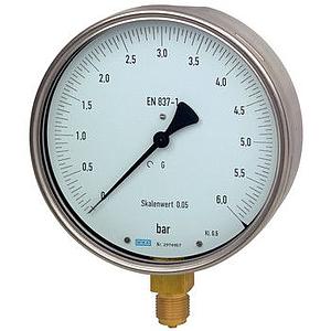 Pressure Gauge Range 0-40 Bar Dial Size 2 inch Thread Size 0.25 inch Bottom Mounting
